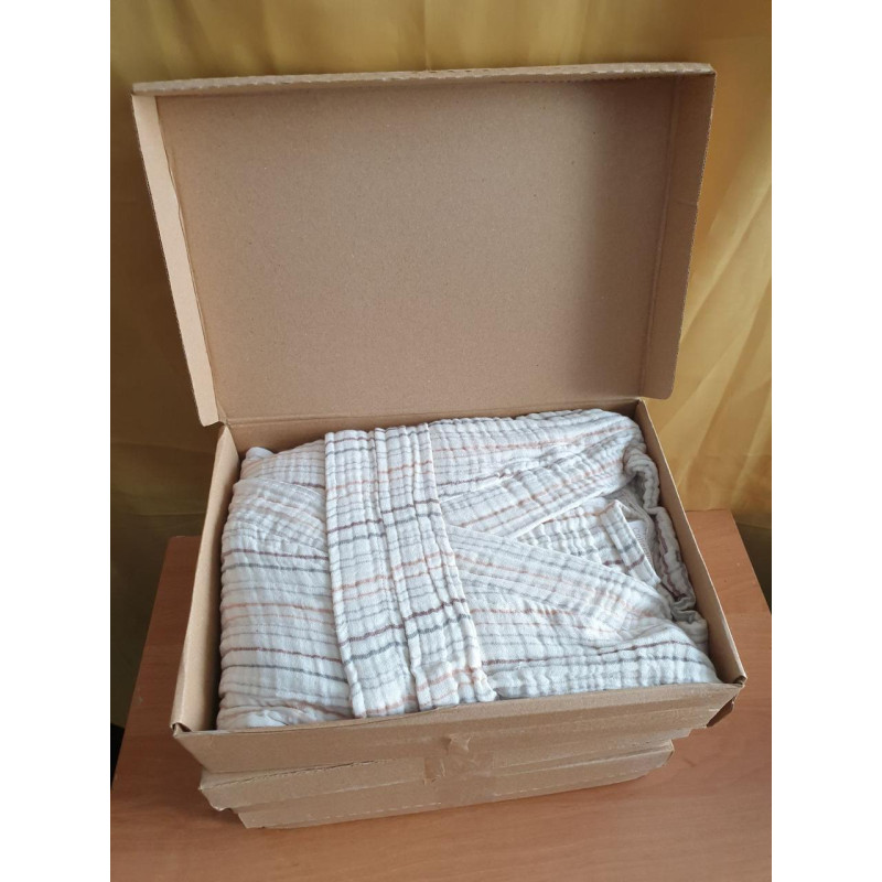Чоловічий мусліновий халат PREMIUM TM TURAN   XS ; S\M ; L\XL ; 2XL ; 3XL