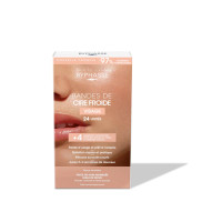 Byphasse Cold Wax Strips Face & Delicate Areas For Sensitive Skin (24 Strips + 4 Wipes)
