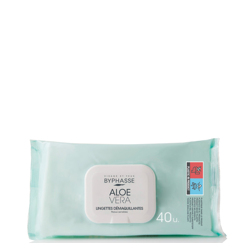 Byphasse Make Up Remover Wipes Aloe Vera Sensitive Skin