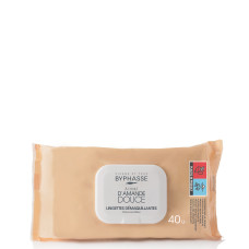 Byphasse Make Up Remover Wipes Sweet Almond Oil Sensitive Skin