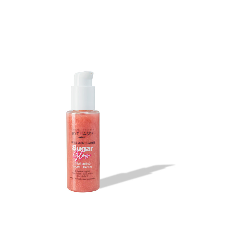 Byphasse Sugar Glow Shimmering Oil Body-Hair 100мл
