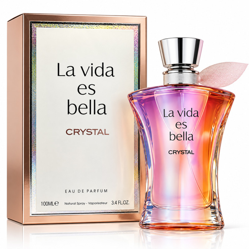 Fragrance World La Vida Es Bella Crystal, парфумована вода для жінок, 100 мл