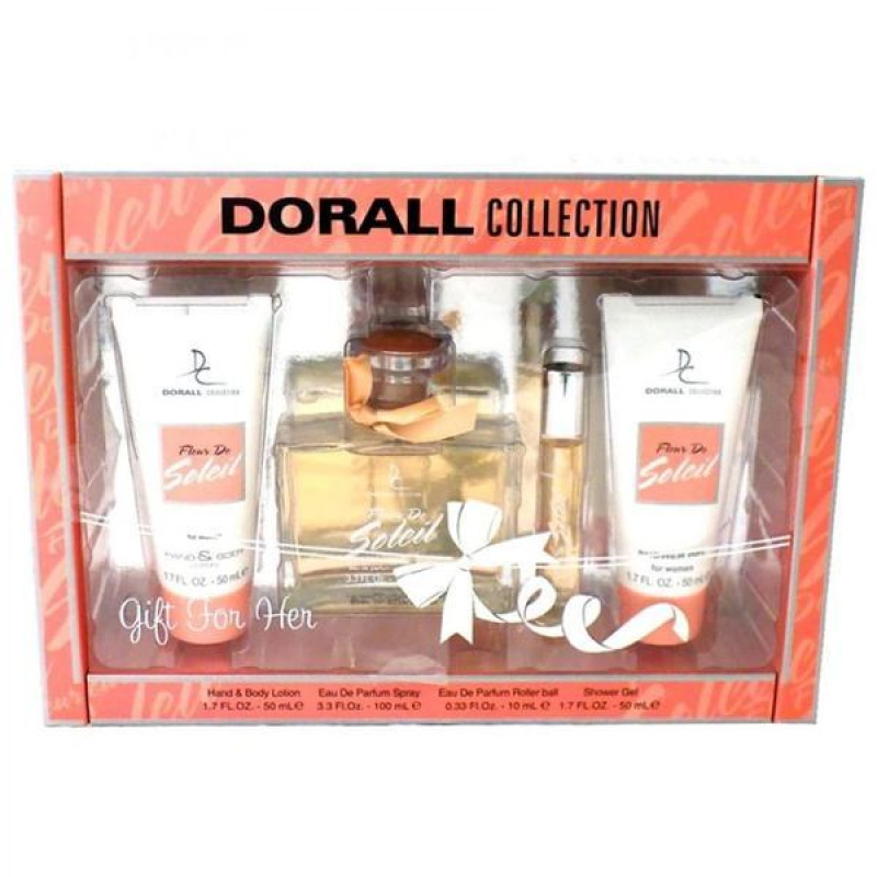 Dorall Collection Fleur de Soleil набор (Туалетна вода (100мл) + Туалетная вода (10мл) + Гель для душа (50мл)