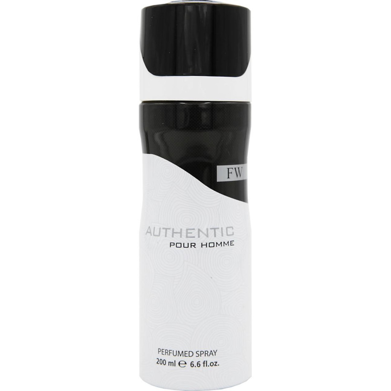 Дезодорант Fragrance World Authentic Pour Homme 200 мл – втілення елегантності та св fresh.