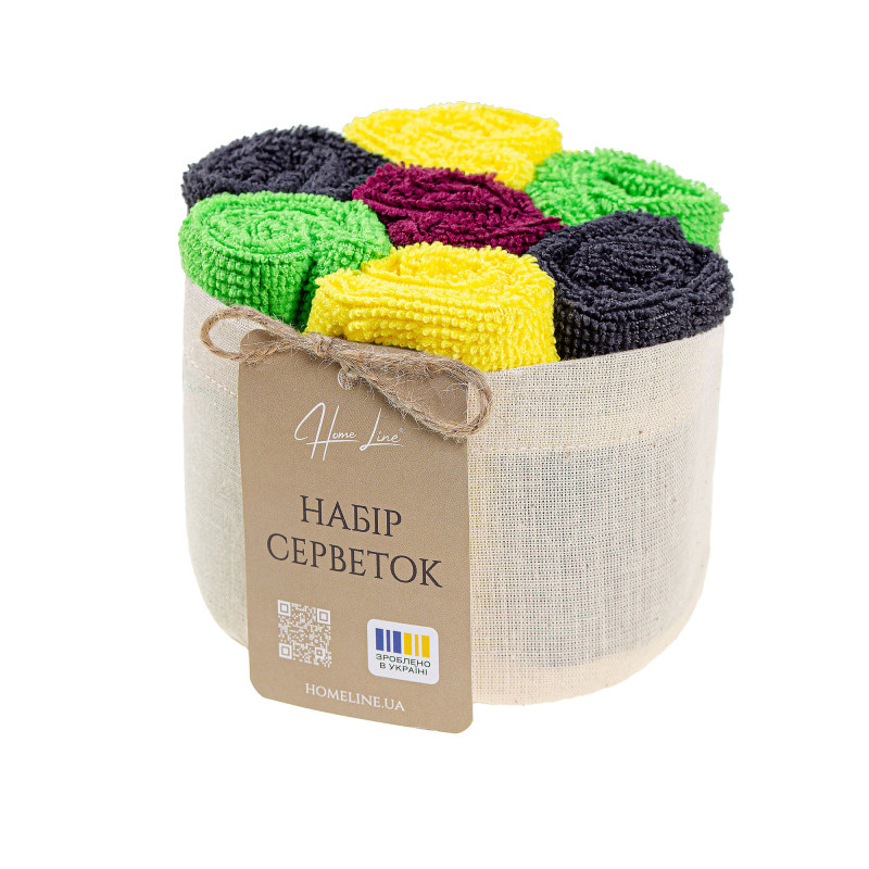 Набір серветок з мікрофібри Home Line (7 шт.) 30х33 190038
