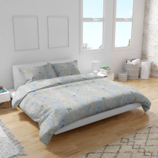 Півтораспальний комплект постільної білизни Home Line "ГІЛКИ ТА ПТАШКИ" 184343