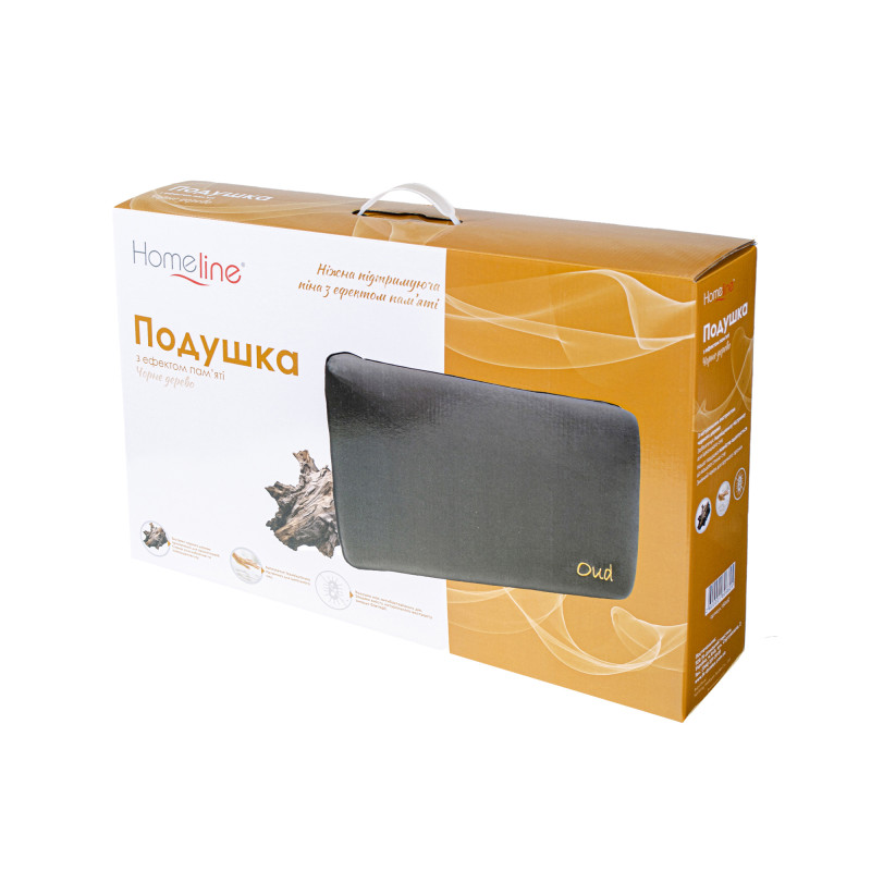Подушка оротпедична Home Line з ароматом чорного дерева 60х40х13 180662