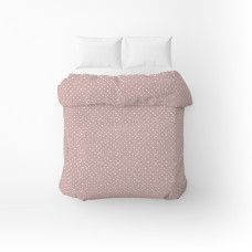Підковдра бязева Home Line "Горох" (рожево-ліловий на білому) 145х215см 176892