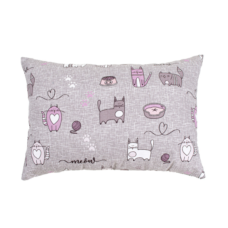 Подушка декоративна Home Line "Кіт на кухні" (сіро-бузковий) 35х50см 175280
