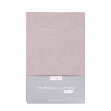 Простирадло махрове на резинці Home Line 140х200см (сіро-рожевий) 174317
