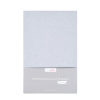 Простирадло махрове на резинці Home Line 90х200см (сірий) 174310