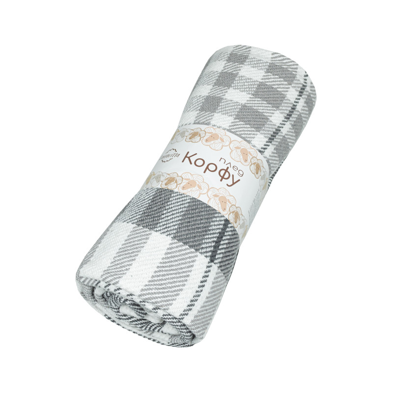 Плед Lanavitta "Корфу" Гладкий (синій) 140х200см 168766