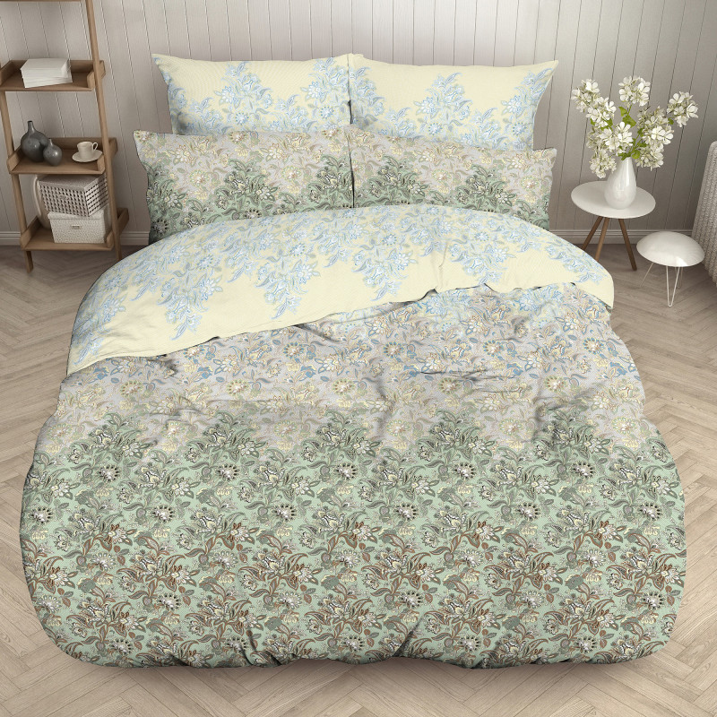 Двоспальний комплект постільної білизни Home Line "Лазурний" 168391