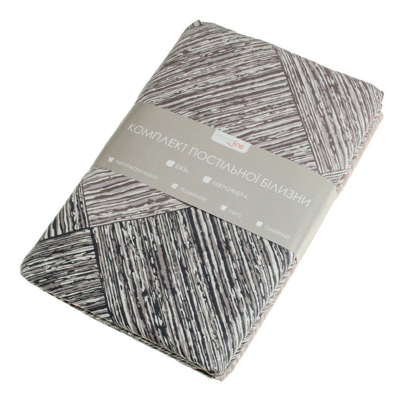 Двоспальний комплект постільної білизни Home Line "Плетінка" 168387