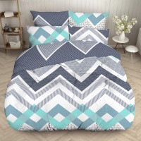 Двоспальний комплект постільної білизни Home Line "Зіг-Заги" 168380