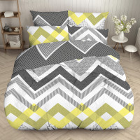 Двоспальний комплект постільної білизни Home Line "Зіг-Заги" 168379
