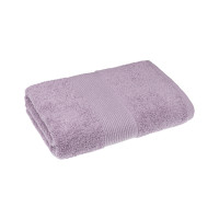 Рушник махровий з бордюром (бузковий) 50х90см 165678