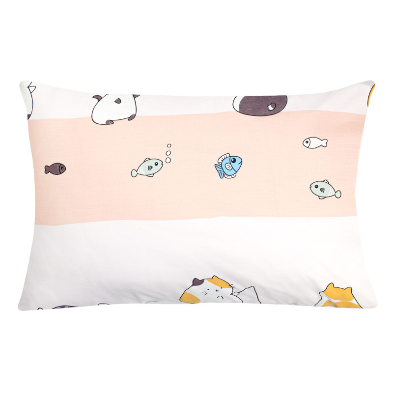 Наволочка сатинова Home Line "Муркотун риболов" 50х70см 165624