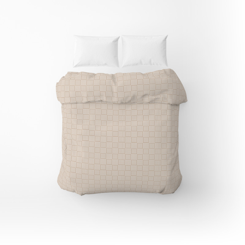 Підковдра бязева Home Line "Клітинка бежева" 145х215см 165385