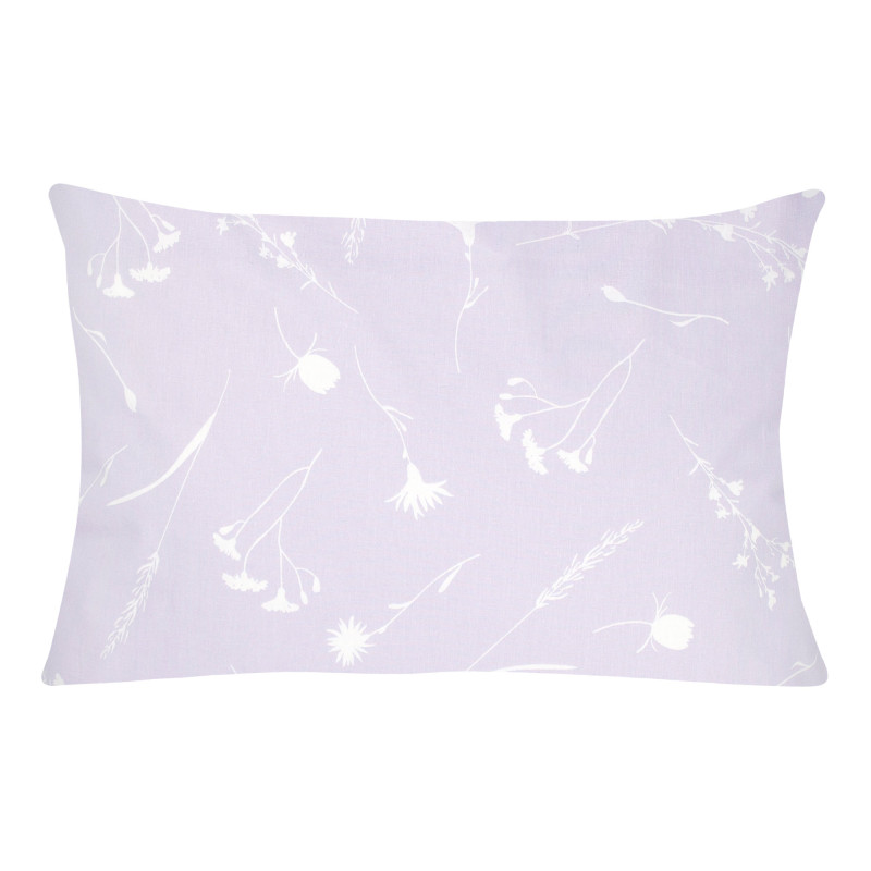 Наволочка бязева Home Line "Волошки білі на лавандовому" 50х70см 165091
