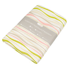 Півтораспальний комплект постільної білизни Home Line "Хвилі, клітинка бежева" (1 нав 50х70) 163995