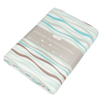 Півтораспальний комплект постільної білизни Home Line "Хвилі, клітинка бірюза" (2 нав 50х70) 163994