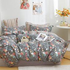 Євро комплект постільної білизни Home Line "Герань" 163939