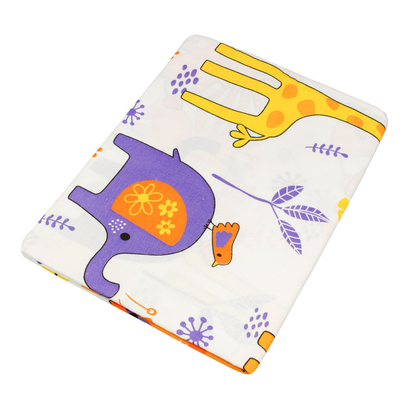 Підковдра бязева Home Line "Мадагаскар" (жовтий, фіолетовий) 110х145см 163819