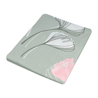 Простирадло поплінове Home Line "Гінко білоба" (сіро-рожевий) 150х215см 163165
