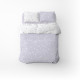 Півтораспальний комплект постільної білизни Home Line "Волошки" (білі та лавандові) 163011