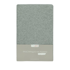 Простирадло трикотажне на резинці Home Line (сірий меланж) 160х200см 162737