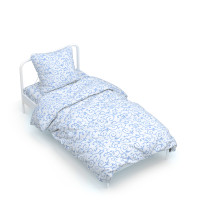 Півтораспальний комплект постільної білизни Home Line "Вензель" (блакитний) 162642