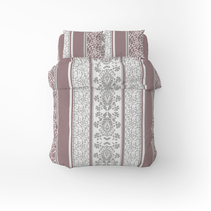 Півтораспальний комплект постільної білизни Home Line "Мармур" (бежевий) 162635