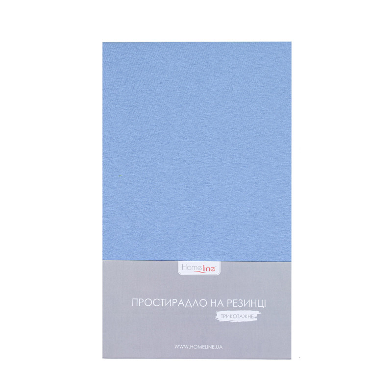 Простирадло трикотажне на резинці Home Line (блакитний) 90х200см 162613