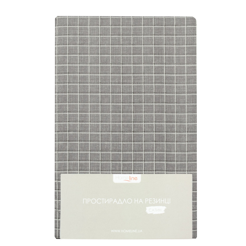 Простирадло сатин на резинці Home Line "Мальме" 160х200см 162492