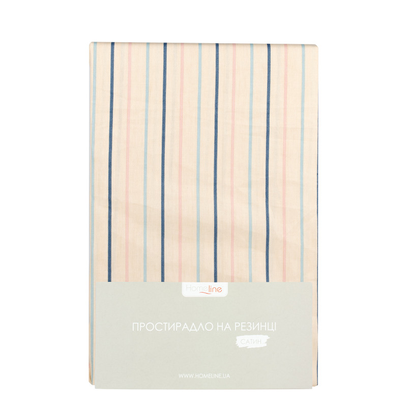 Простирадло сатин на резинці Home Line "Сицилія" 180х200см 162490