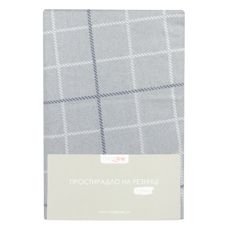 Простирадло сатин на резинці Home Line "Донегол" 180х200см 162483