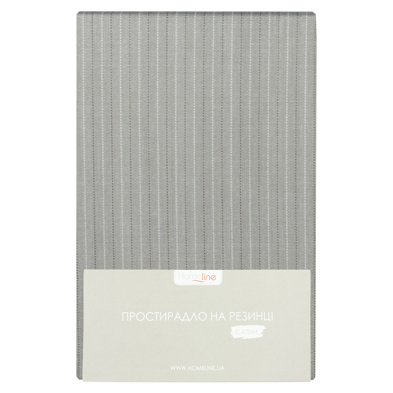 Простирадло сатин на резинці Home Line "Вайз" 160х200см 162480