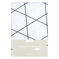 Простирадло сатин на резинці Home Line "Давид"160х200см 162474