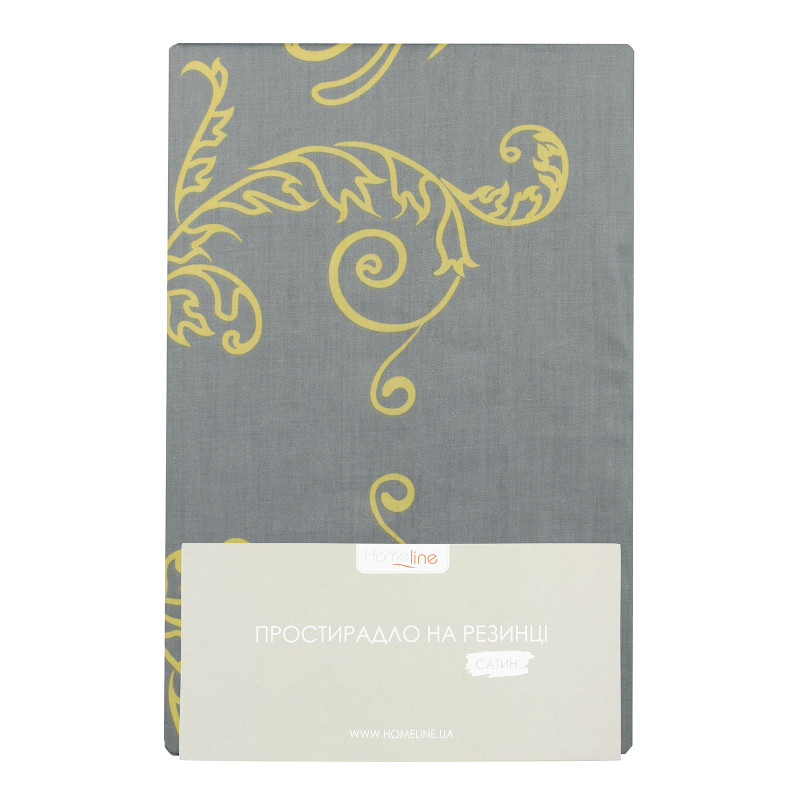 Простирадло сатин на резинці Home Line "Арабіка" 160х200см 162467