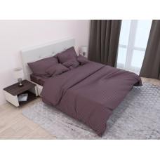 Євро комплект постільної білизни Home Line (коричневий) 162421