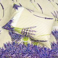 Двоспальний комплект постільної білизни Home Line "Лаванда стрічка" (2 нав 50х70) 162315