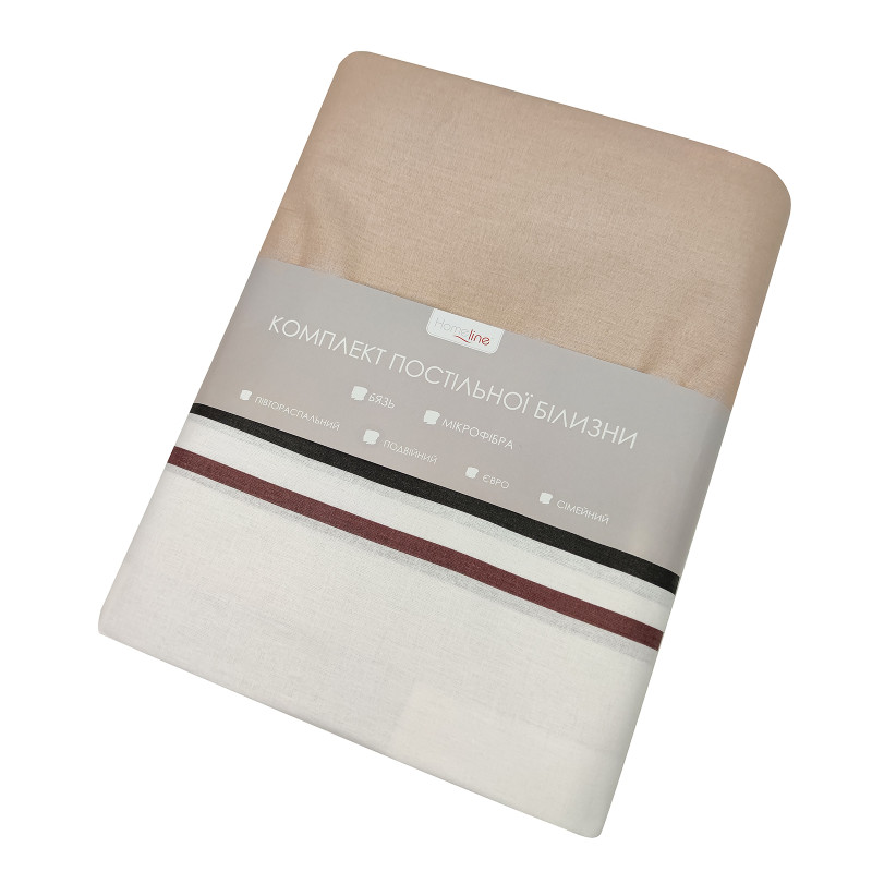 Двоспальний комплект постільної білизни Home Line "Тампіко" (2 нав 50х70) 162312