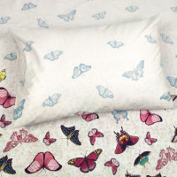 Двоспальний комплект постільної білизни Home Line "Німфаліди" (2 нав 50х70) 162310