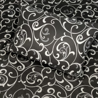 Двоспальний комплект постільної білизни Home Line "Вензель" (чорно-білий) 162233