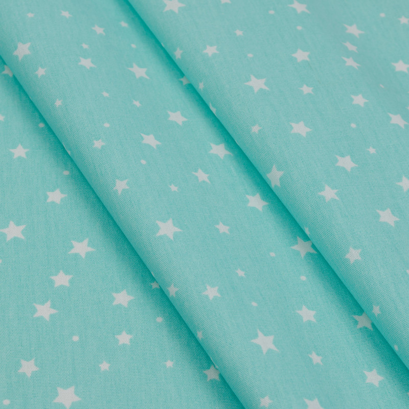 Півтораспальний комплект постільної білизни Home Line "Зорі" (бірюзовий) 50х70см (1шт.) 161514