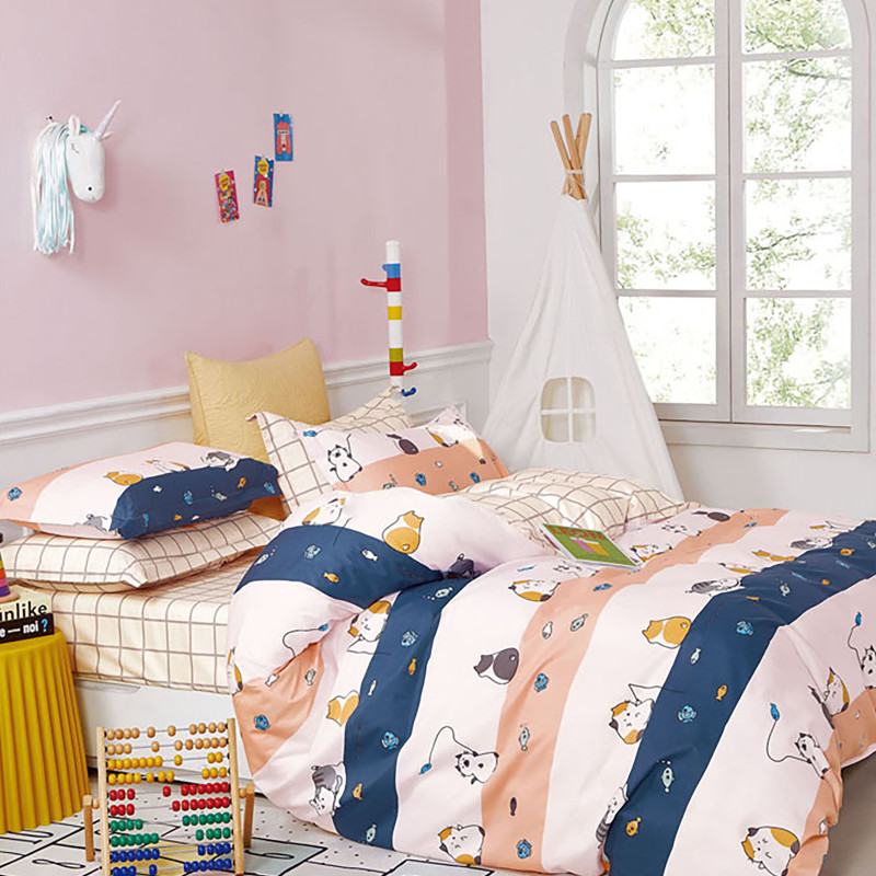Сімейний комплект постільної білизни Home Line "Муркотун риболов" 161382