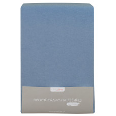 Простирадло махрове на резинці Home Line (індіго) 140х200см 160834