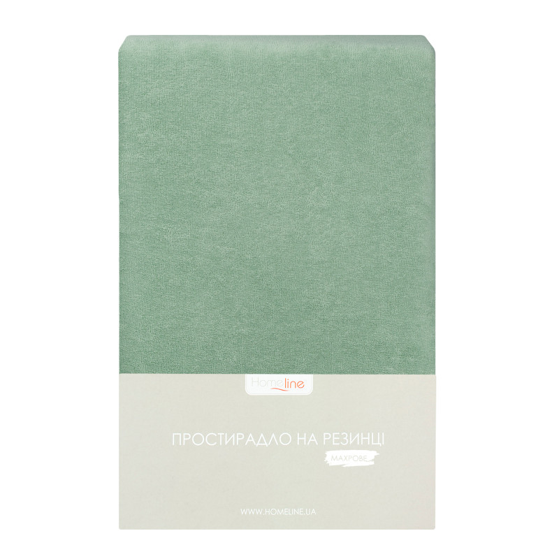Простирадло махрове на резинці Home Line (хакі) 140х200см 160818
