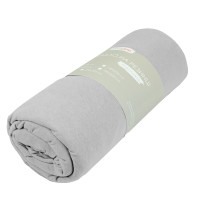 Простирадло трикотажне на резинці Home Line (світло-сірий) 180х200см 159689